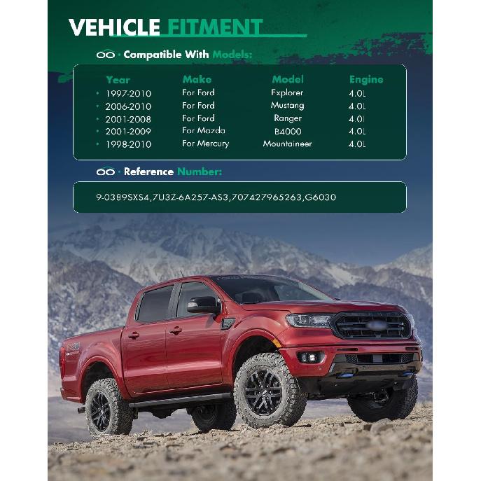 SCITOO Timing Chain Kit Guide fits for 1997 2010 9-0389SX for ford Explorer Sport Trac Mustang Ranger for Mazda B4000 4.0L