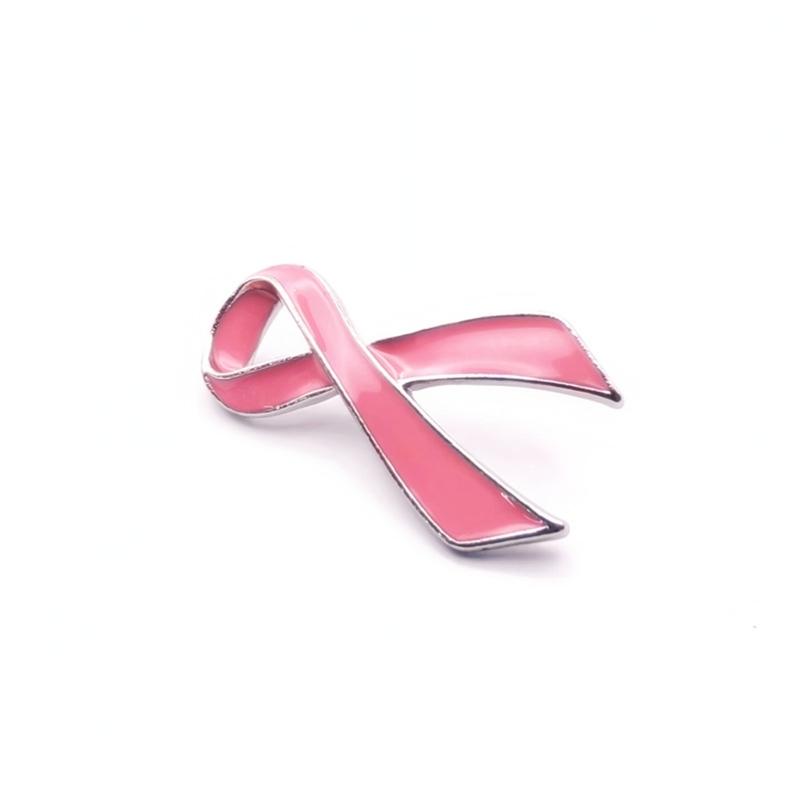 10 Pcs Ribbon Charity Pins Ribbon Brooches Jewellery Pins Ribbon Pins For Breasts Cancer Support And Awareness