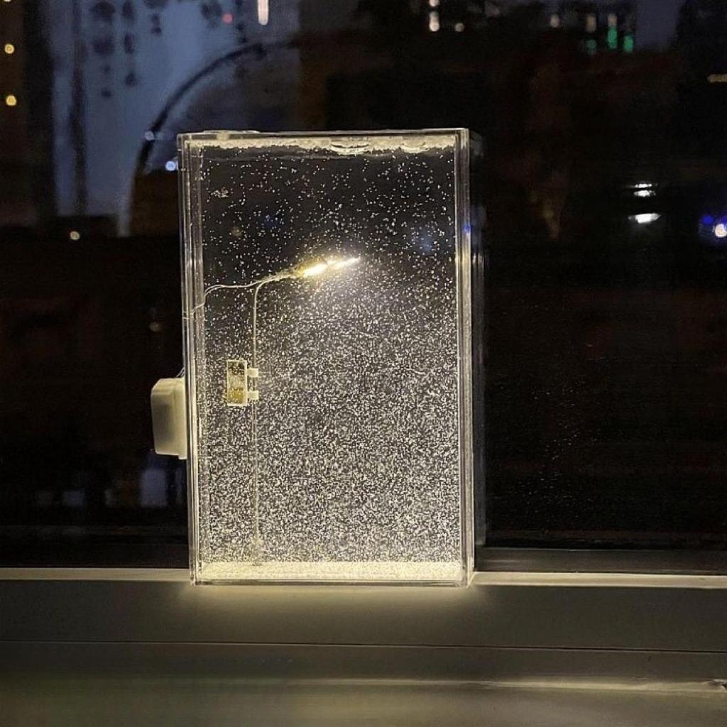 DIY Night Light Material Kit Nightlight Dárek Dětská dekorace Dekorativní sníh