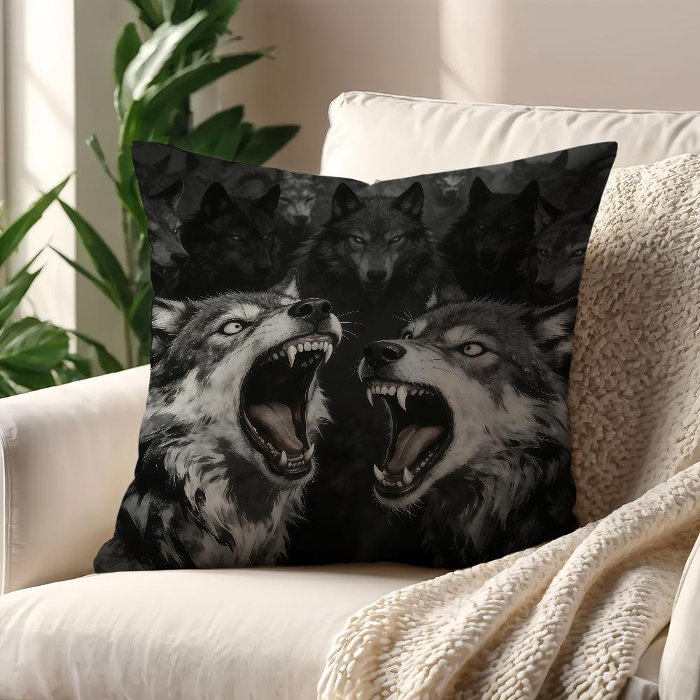 Capa de Almofada Ovelha Boêmia Thriller Decoração Quarto Loja Carro Melhor Escritório em Casa Almofada de Café Sofá Impressão Simplicidade Nórdica