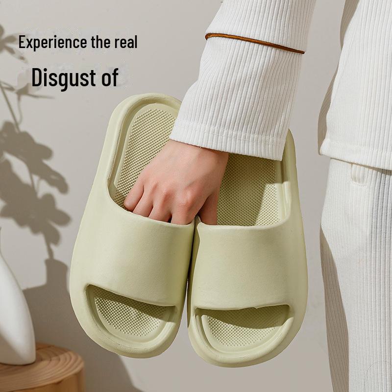 

Женские и мужские мягкие домашние тапочки из ЭВА - Лето 2024 Бесшумные сандалии 42-43 чёрный