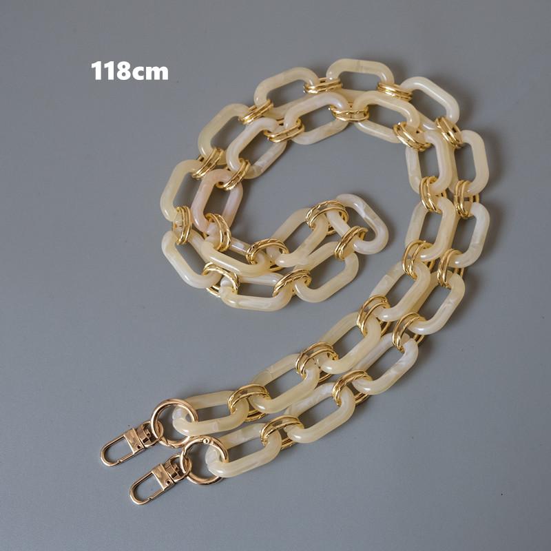 New Phone Chain Accessory Detachable Parts Amber Crossbody Resin Cute Strap Phone Case Chains Acrylic Shoulder Lanyard Hanging Chain