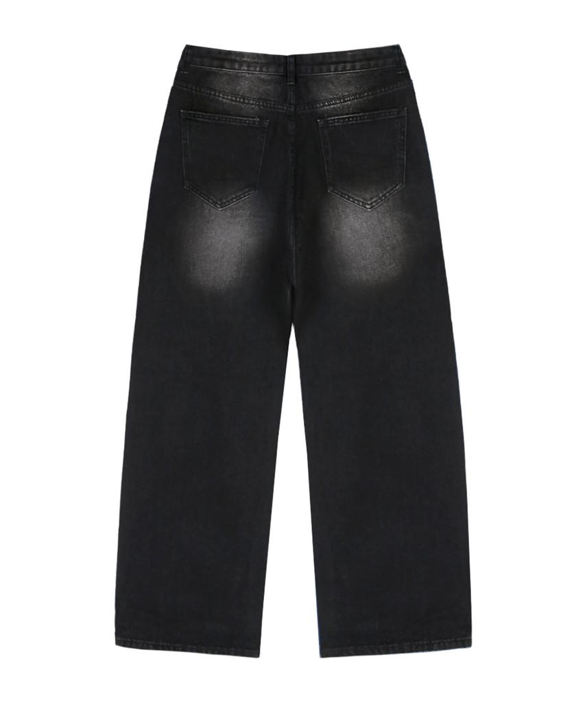 RANDOMOFF Btb : Breeze Washing Jeans [Mute Black]