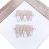 Pure hand-dressed Armored Flowers Falling Dream Long Slim Dog Wide Light Cat Eye Handmade Three-dimensional Small Flower French Nail Art Patch