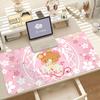 Anime Ccardcaptor Sakura Cartoon Mouse Pad Anti Slip Rubber Edge Locked Thickened Laptop Gaming Desk Mat
