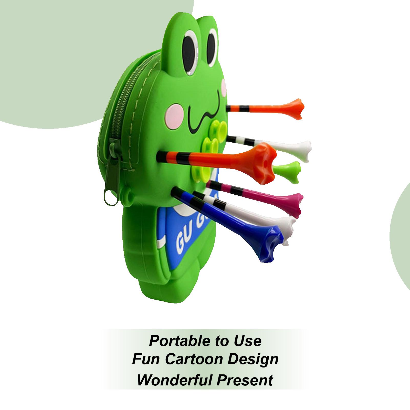 Сумка-кошелек для гольф-тишек Лягушка Держатель для гольф-мячей и тишек Органайзер Мяч Милый держатель для аксессуаров Для мужчин Гольфистов Хранение Практика гольфа CN