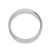 Shinjuku Gin no Kura Center Line Silver 925 Size Large Simple Thumb Ring Ring, 19, Men's Size,