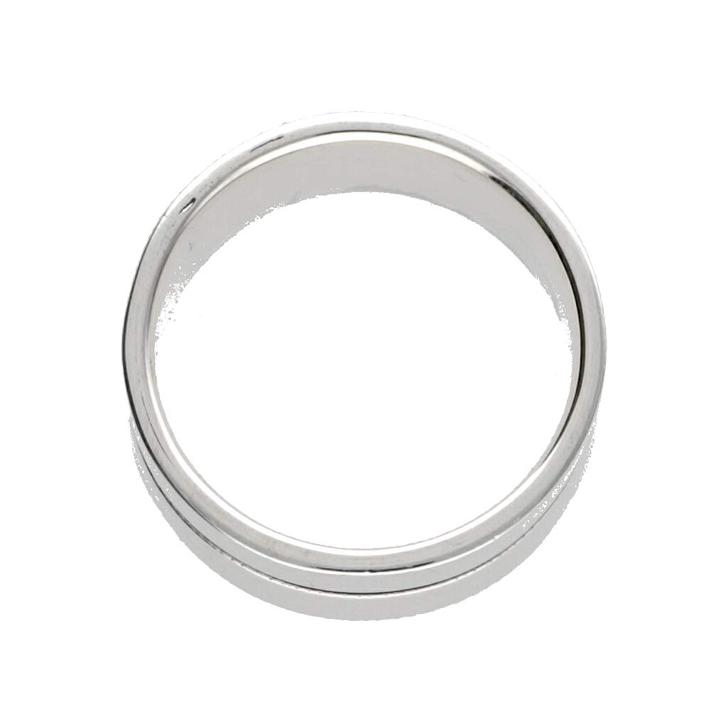 Shinjuku Gin no Kura Center Line Silver 925 Size Large Simple Thumb Ring Ring, 21, Men's Size,