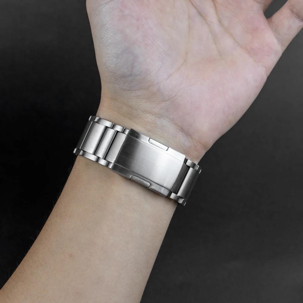 Titanium Metal Strap for Apple Watch Band Ultra 3 49mm 46mm 45mm 44mm 42mm Luxury Men Bracelet Iwatch Series 11 10 9 8 7 6 SE 5 4 41mm 40mm 38mm