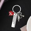 Keychain Nurse Doctor Gift Ecg Heart Pendant Occasion Pendant Decoration Syringe