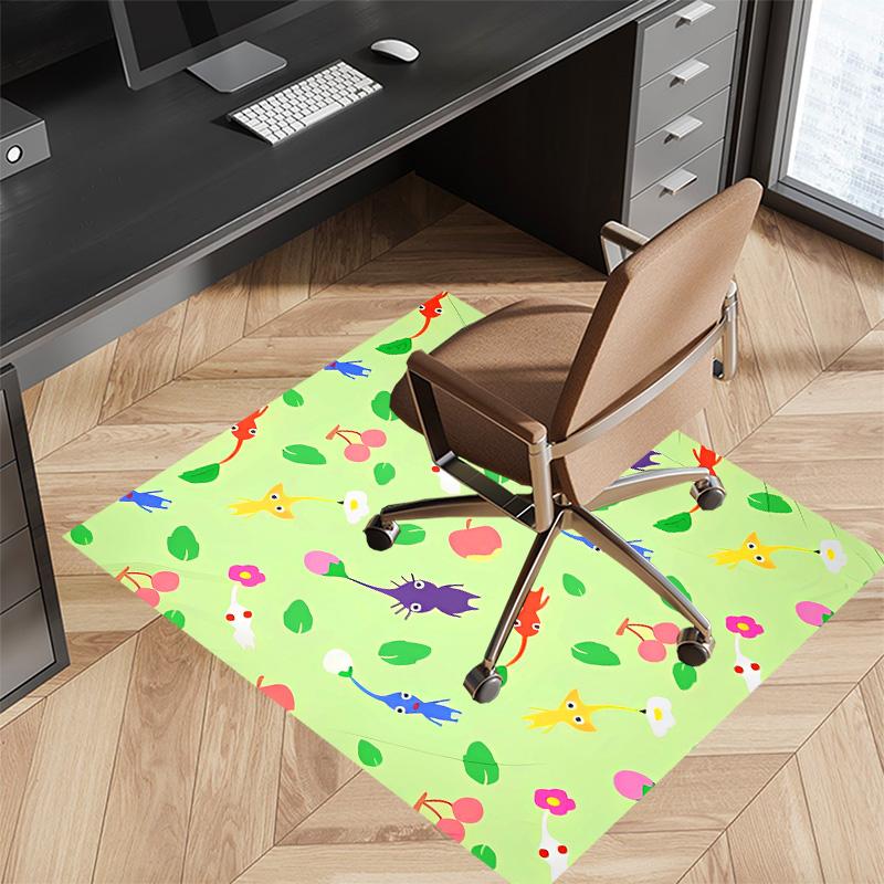 Pikmin Printed Absorbent Washable Carpet, Non-Slip Bathroom Mats, Kitchen Rugs, Yoga Mat,Living Room Entrance, Camping Picnic Rugs