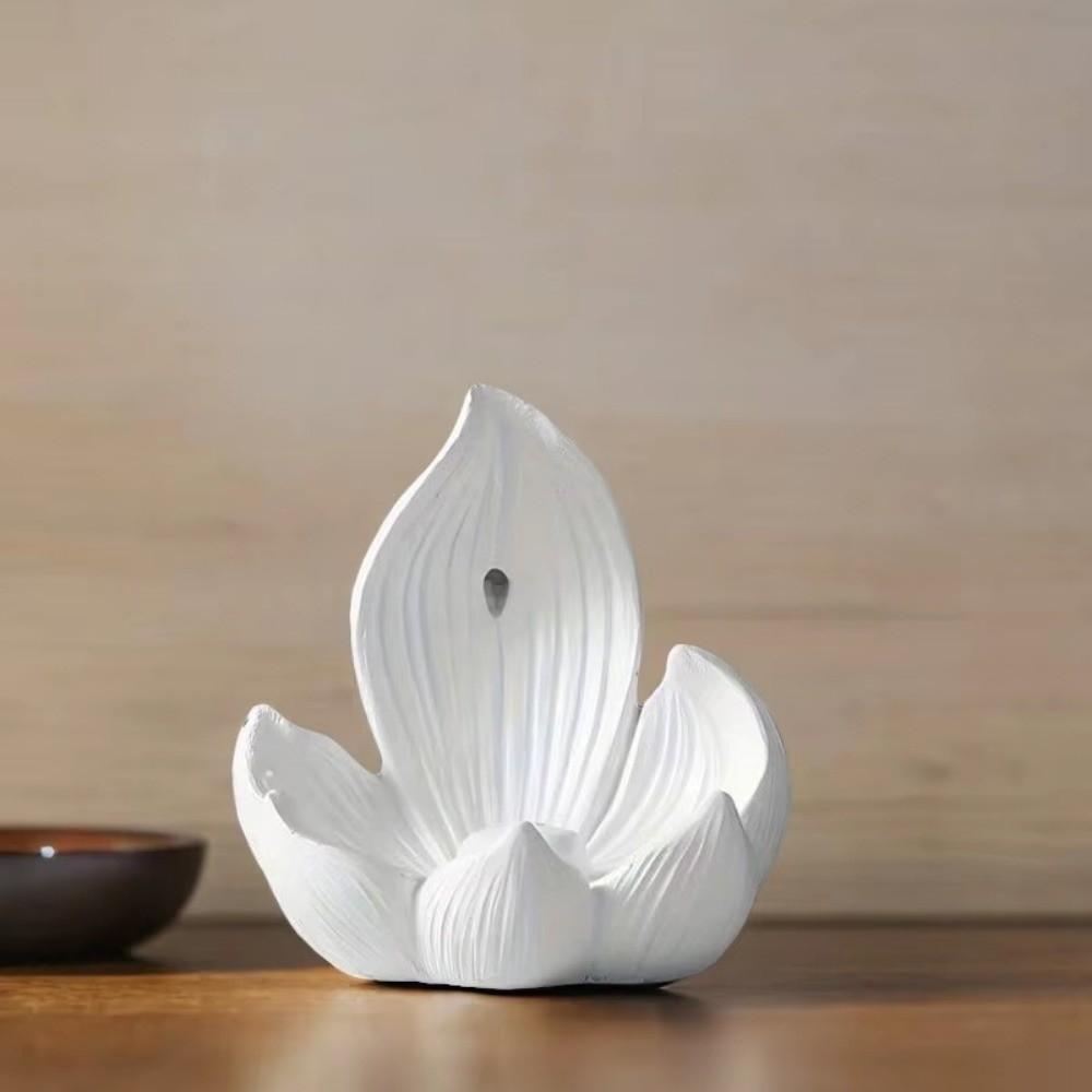 Lotus Line Rökelsefat Hartsrökelsehållare Rökelsebrännare Pinnställ Tempel Yogastudios
