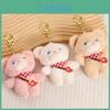 Adorável Ursinho de Pelúcia Chaveiro Urso Cogumelo Fofo Brinquedo de Pelúcia Macio 12cm