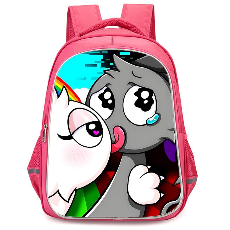 Rhythm Box Sprunki Hra Anime Batoh Studentský Školní Taška Počítačová Taška