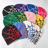 TRADE MFG Unisex Y2K Jacquard Beanie Custom Logo Winiter Cotton/Wool Knitted Hats Popular Design Solid Image Breathable