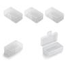 9V Battery Storage Holder Case, Snap-Lid Box for Sorting Spare Batteries in Drawers, Offices,Battery Rectangular Case