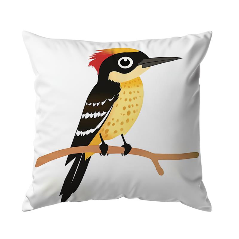 1 Pc Bird Pillow Cover For Home Living Room Bedroom Sofa Office Decorative Pillowcase Soft Throw Pillows 45*45 Cm