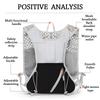 Durable Lightweight Hydration Backpack Large Capacity Waterproof Running Vest Breathable Adjustable Chest Pack for Outdoors