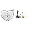Creative Acrylic Wall Clock And Giraffe Figurine Modern Decorative Art for Study Room Office Desk