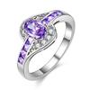Six-claw Mosan Diamond Ring All-match Forest Style Ins Light Luxury Wedding Proposal Ring Women's Diamond-studded Ring