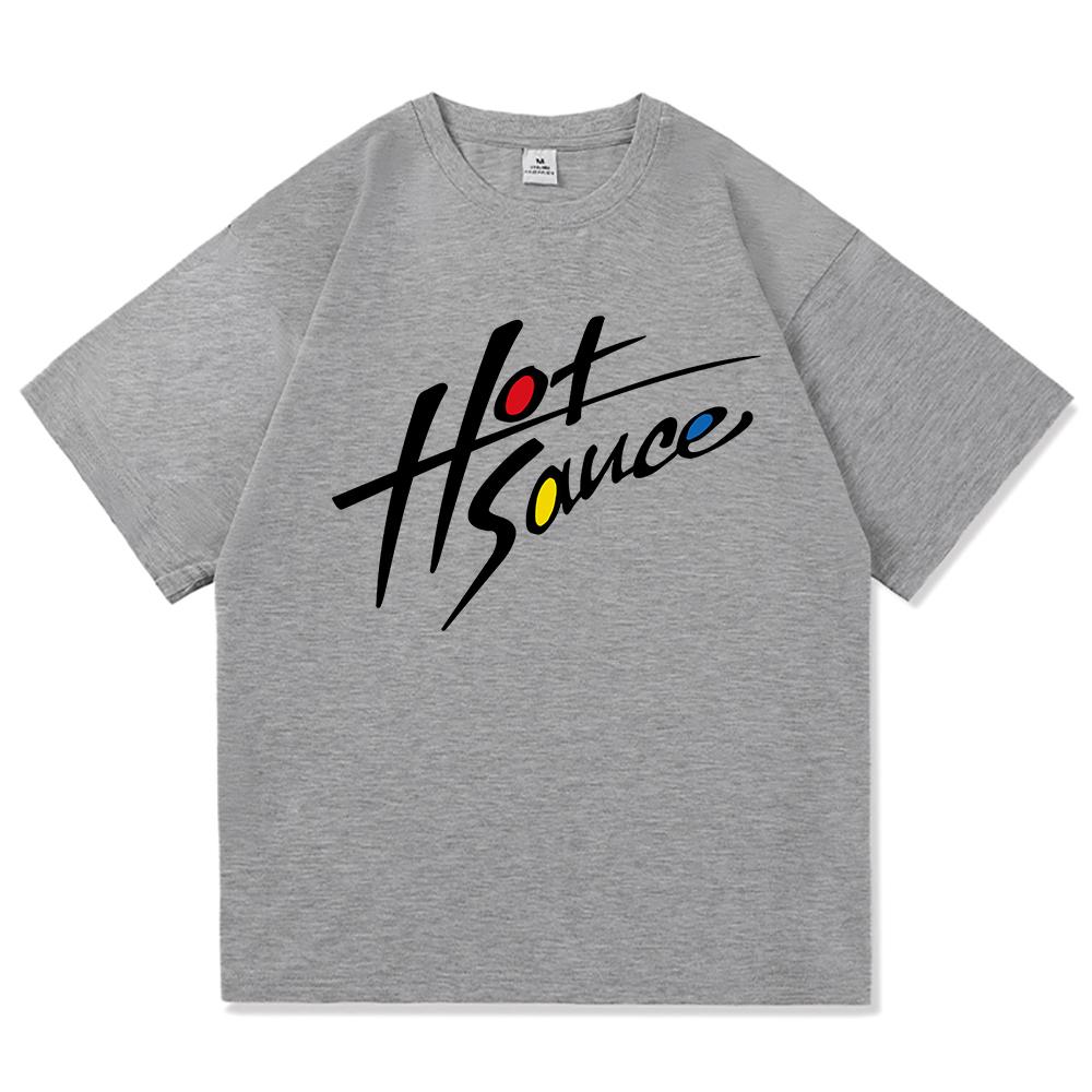 BabyMonster Hot Sauce T Shirt 2026 New Song Fashion Retro Menwomen Clothing Vintage Harajuku High Quality Tops Cotton Tshirts