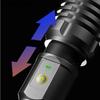 P50 Strong Light Flashlight Aluminum Alloy USB Rechargeable Flashlight Zoom Strong Light Flashlight