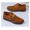 Men's Breathable Soft Soled Casual Cowhide Sole Shoes Made of Cloth
