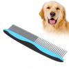 Hřeben pro mazlíčky Nerezová ocel Jehla Psi Štěně Hřeben na srst Odstraňuje zacuchání  (Modrý hřeben Row )