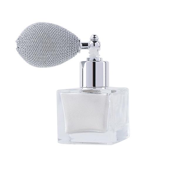 

Блестящий перламутровый спрей с глиттером - Квадратная стеклянная бутылка без логотипа 8g