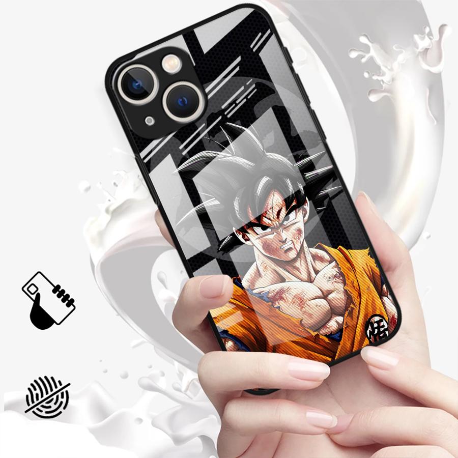D-ragonS B-allS Guku Glass Phone Cover Case for iPhone 17 Pro Max Air XR 11 12 8 15 Plus 13 16 14