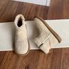 Fashion Women's Snow Boots 2025 Autumn Winter New Flat Bottom Ankle Boots for Women Warm Cotton Shoes Casual Soft-soled Suede Botines