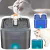 Cat Water 2l Fountain Pet Dog Led Drinking Bowl Automatic Dispenser Shape Cube
