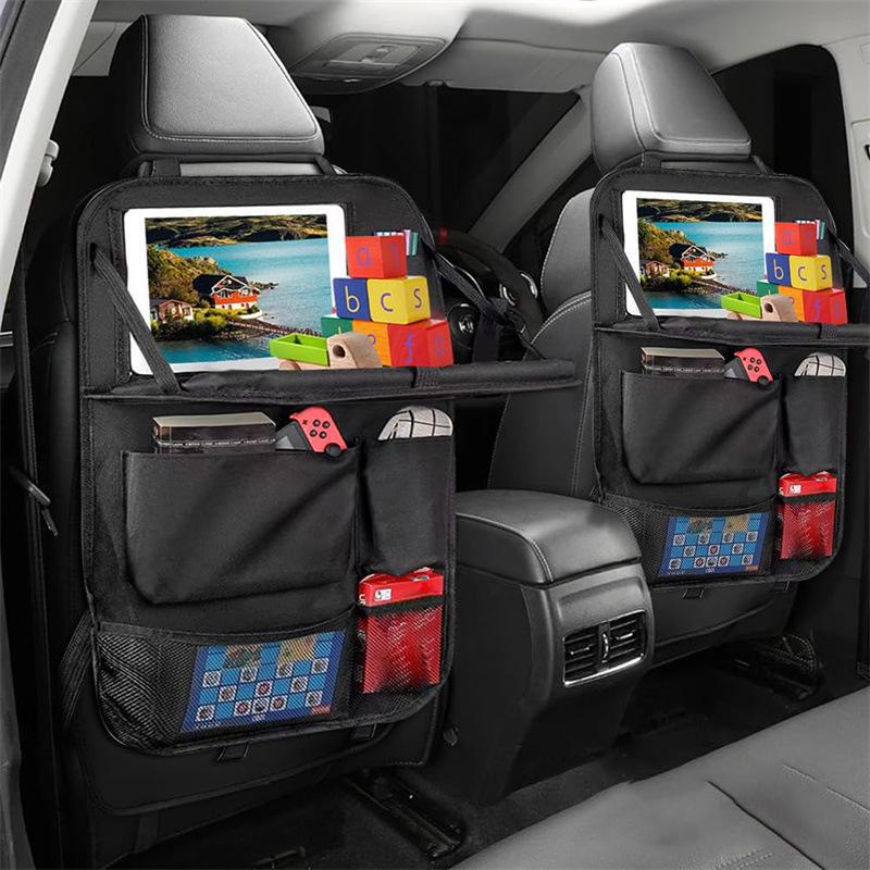 Aufbewahrungstasche für die Autositzlehne mit 600D-Gewebe und Trittschutz