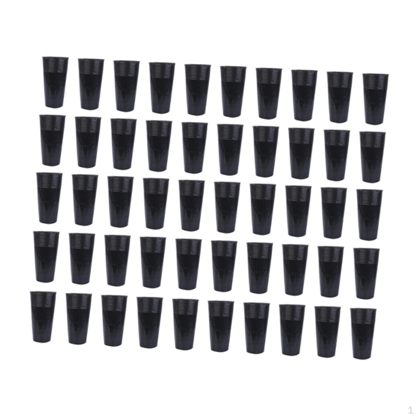 

50 Дышащих горшков для рассады, питомник для сада, фермы, газона 20cm Height