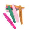 Set di lime per unghie leviganti in sabbia lavabili - Strumenti per manicure verdi e gialli