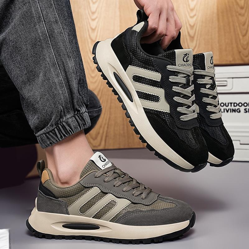 Men's Shoes New Autumn and Winter Sports Shoes Comfortable Soft-soled Casual Shoes Shock-absorbing Forrest Gump Shoes Men's Board Shoes Running Shoes