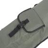 Large Capacity Nylon Fishing Rod Bag Fish Stick Reel Case Carrier Holder Storage Tackle Pouch Accessory(greenblack )