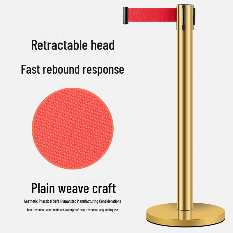 Retractable Crowd Control Barrier