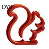 Lightweight PLA Art Ornaments 3D Printed Squirrel Figurine, Minimalist Statue, Hollow Animal Ornament for Living Decorative Figurines Entrance