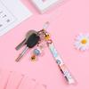 Rope Phone Strap Lanyard Anti-lost Lanyard Lucky Cat Bell Sakura Phone Lanyard Keychain Wrist Rope