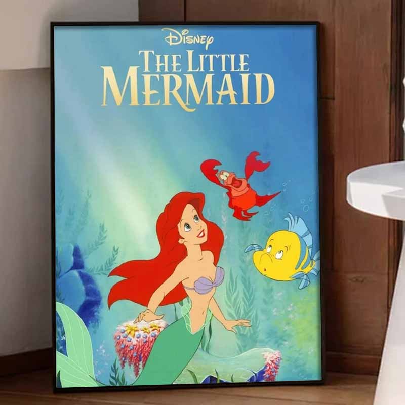 Disney Diamond Painting Set The Little Mermaid Classic Home Decor Craft, Perfect Handmade DIY Gift Idea