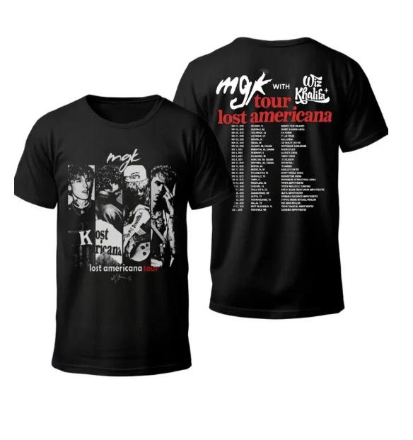 MGK Wiz Khalifa Tour T-Shirt, Unisex Rap Concert Tee 4XL