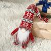 Ozdoba Świąteczna w Pudełku Prezentowym Dekoracja Świąteczna Krasnal Boże Narodzenie, Pluszowy Tomte Szwedzka Figurka, Miękka Skandynawska Przytulna Dekoracja Wiejska Lalka Krasnala dla