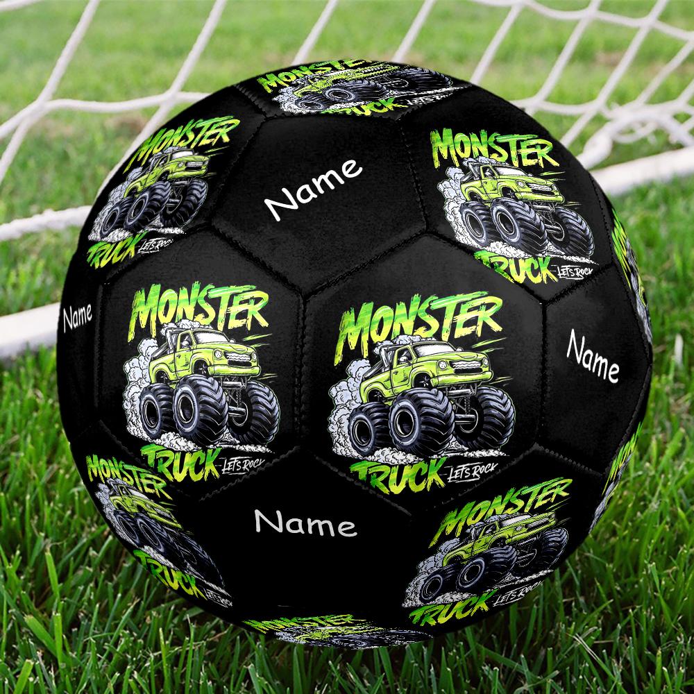 Custom Name Truck Theme Size 5 Soccer Ball, Suitable for Both Indoor and Outdoor Matches, a Gift Suitable for Everyone.