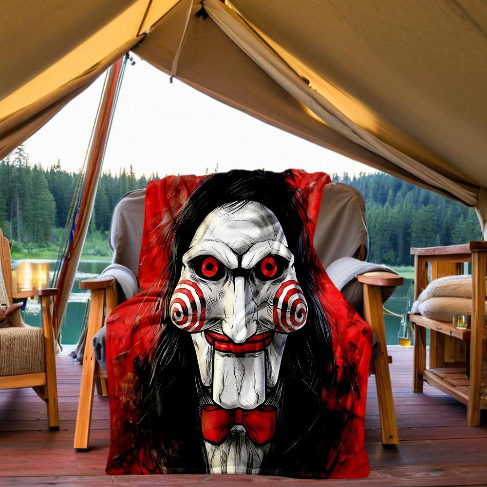 1pc Elephant Ornament Outdoor Blanket, Soft And Comfortable Blanket, Casual Warm Outdoor Blanket