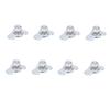 8PCS L Track Threaded Stud Fittings M8x20 6000lb Load Capacity Double Lug Threaded Stud Nuts Silver