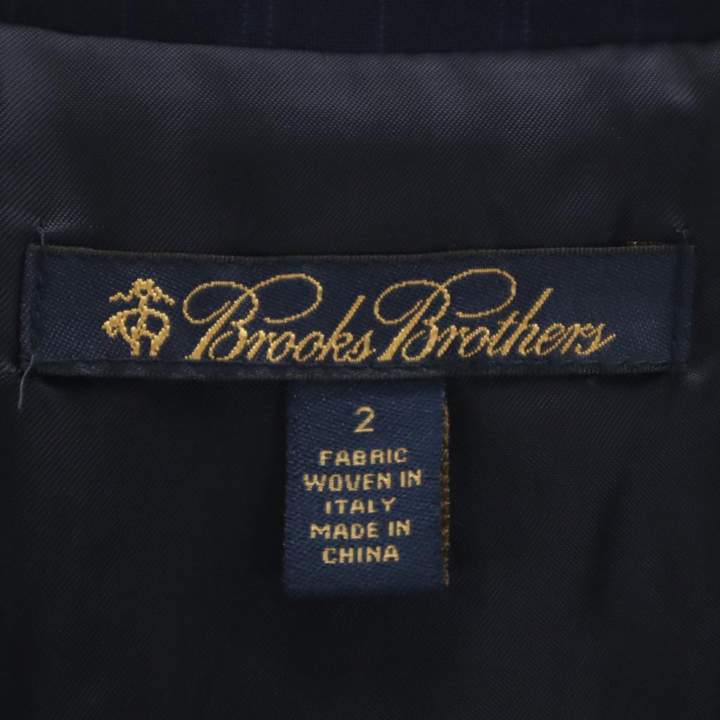 Brooks Brothers Striped Pattern Skirt suit Setup 2/4 Navy Women Used