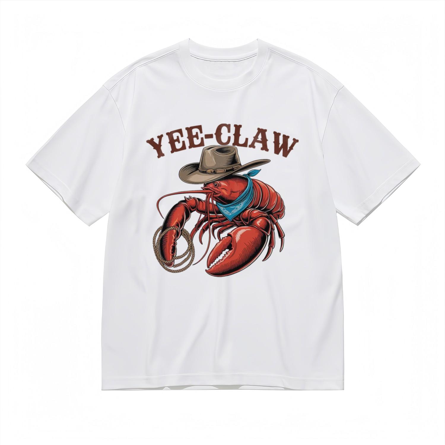 Women s Fashion Trend Comfy Classic T-Shirt Mens Womens Tees Top Red Crab Cap Bandana Art Design Tee 3XL