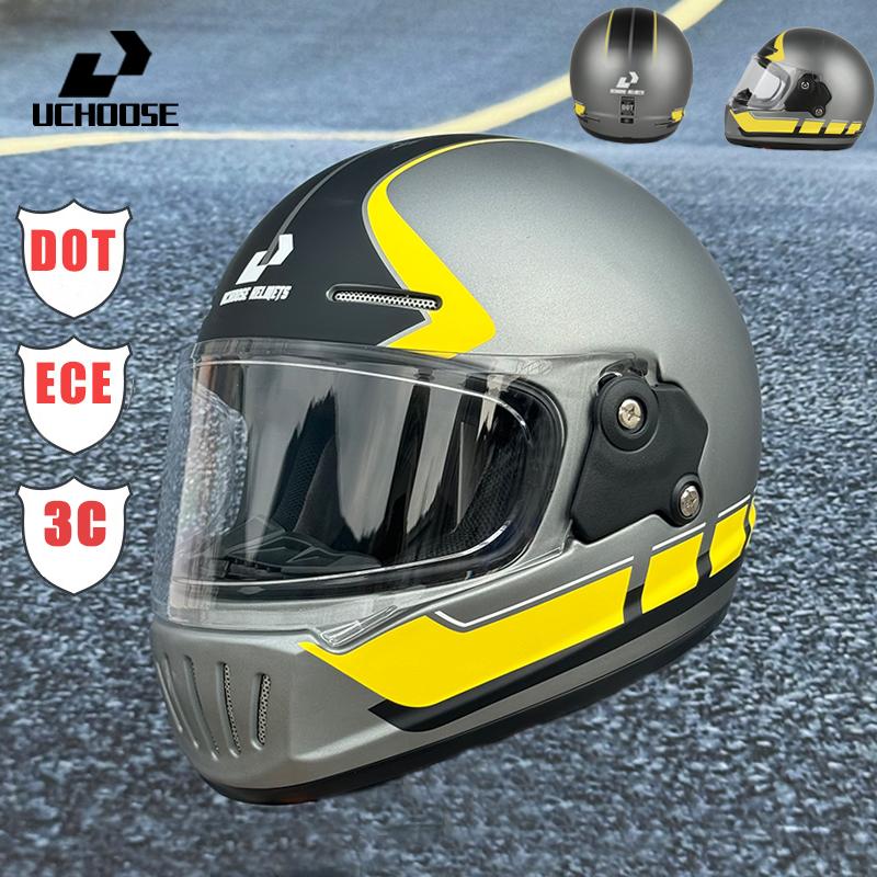Retro Motorcycle Helmet DOT Certification Open Face Helmet Summer Moto Helmet Capacete De Casco Vintage Casque Vintage motorbike