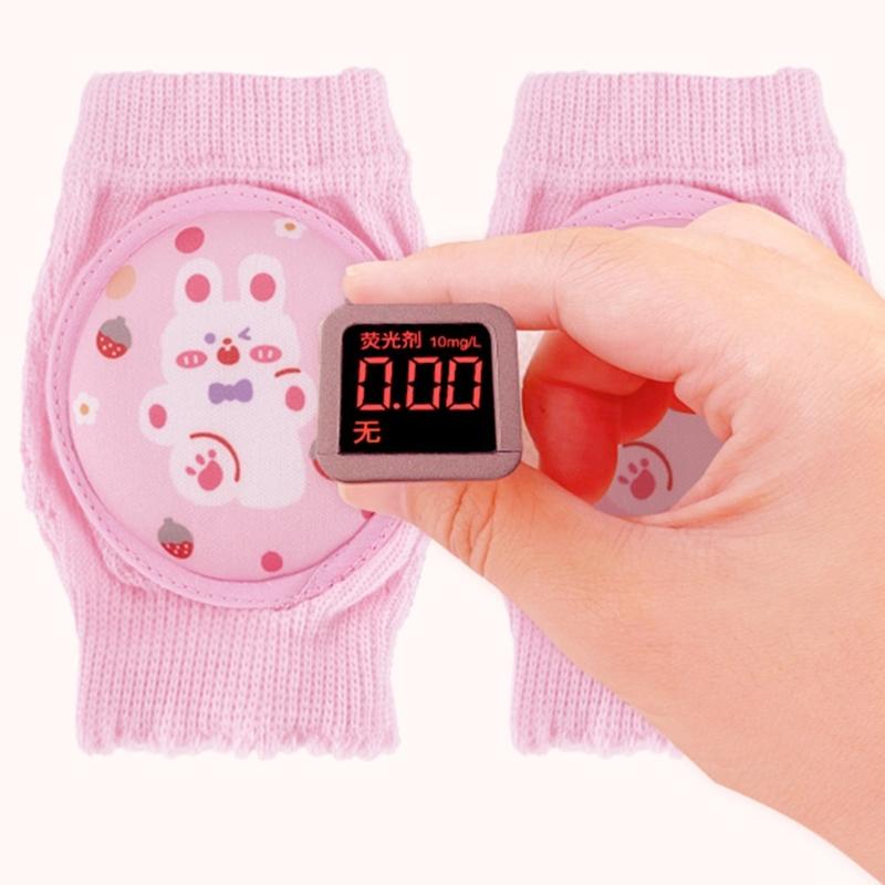 CartoonKleinkind Baby Knieschoner Elastische Krabbel Ellbogenpolster Kleinkinder Knieschützer Atmungsaktives Sicherheits-Kniepolster